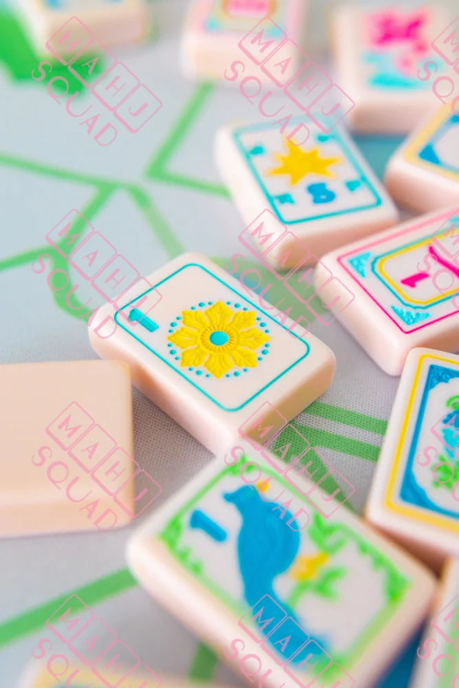 Just Peachy Tile Set - Mahjong