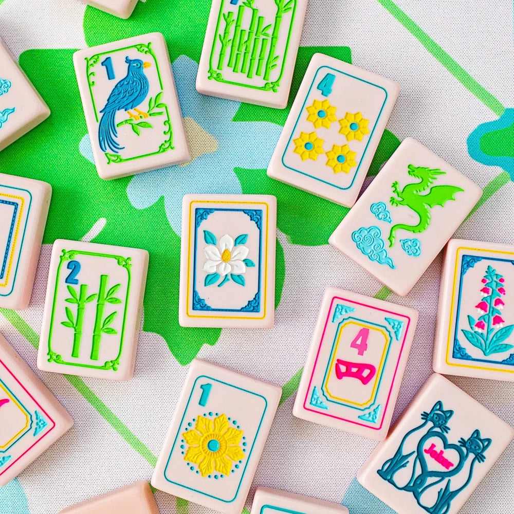 Just Peachy Tile Set - Mahjong