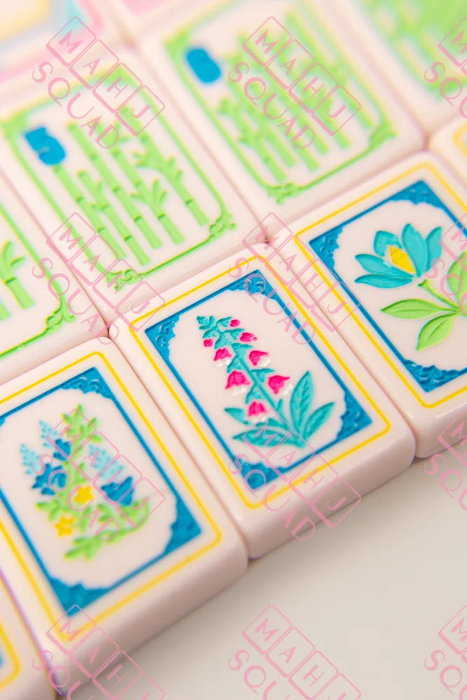 Just Peachy Tile Set - Mahjong