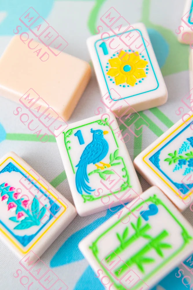 Just Peachy Tile Set - Mahjong