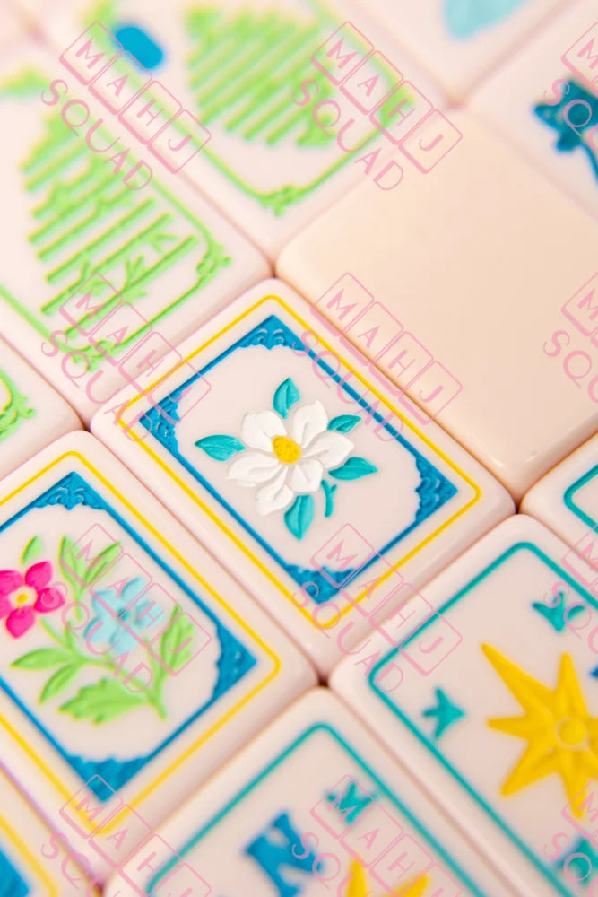 Just Peachy Tile Set - Mahjong