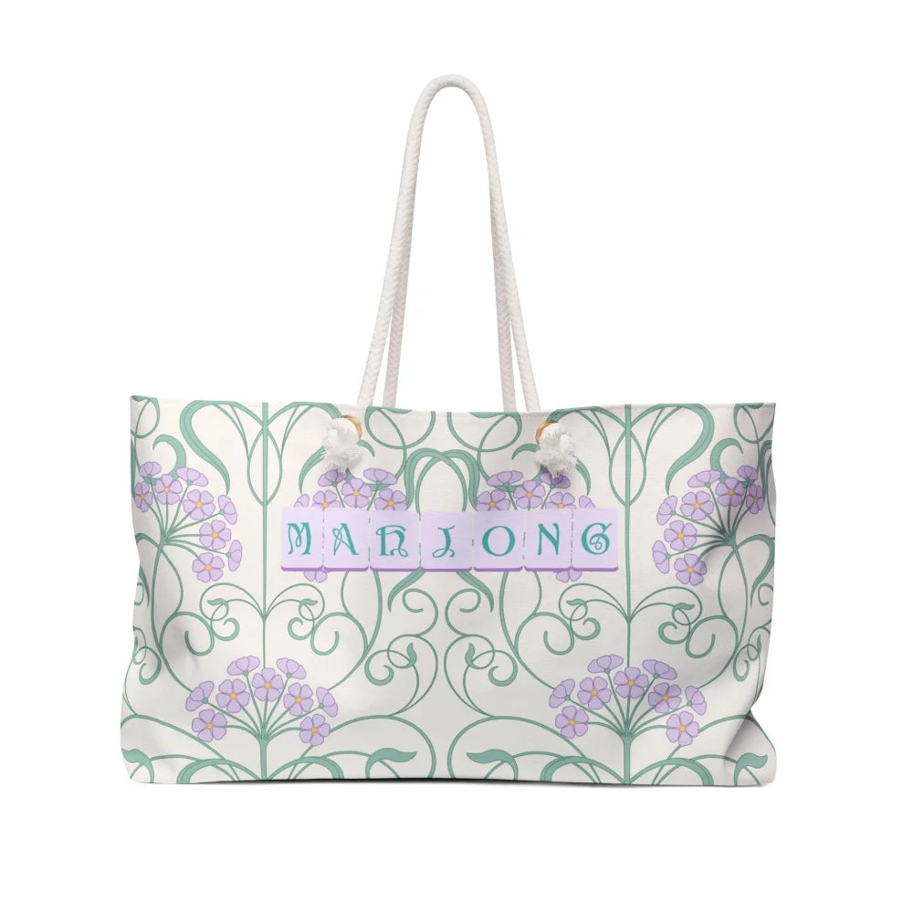 Parisian Floral Mahjong tote - Totes