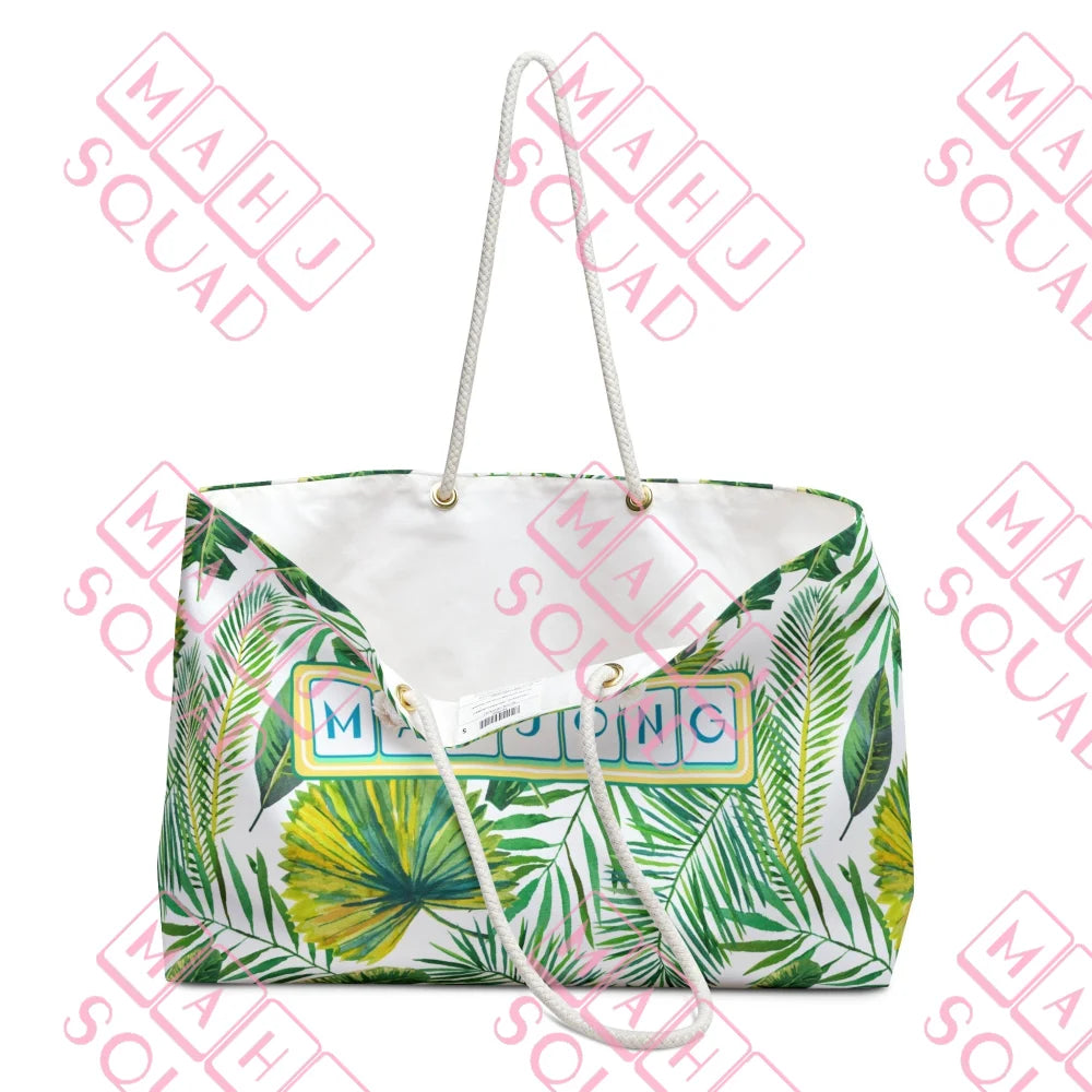 Tropical Palm Mahjong Tote - Totes
