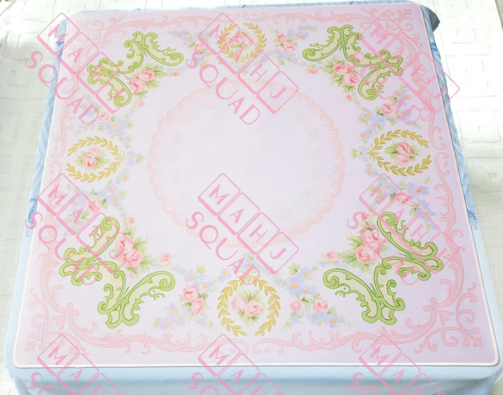 Vintage Rose Mahjong Mat - Mahjong Mats