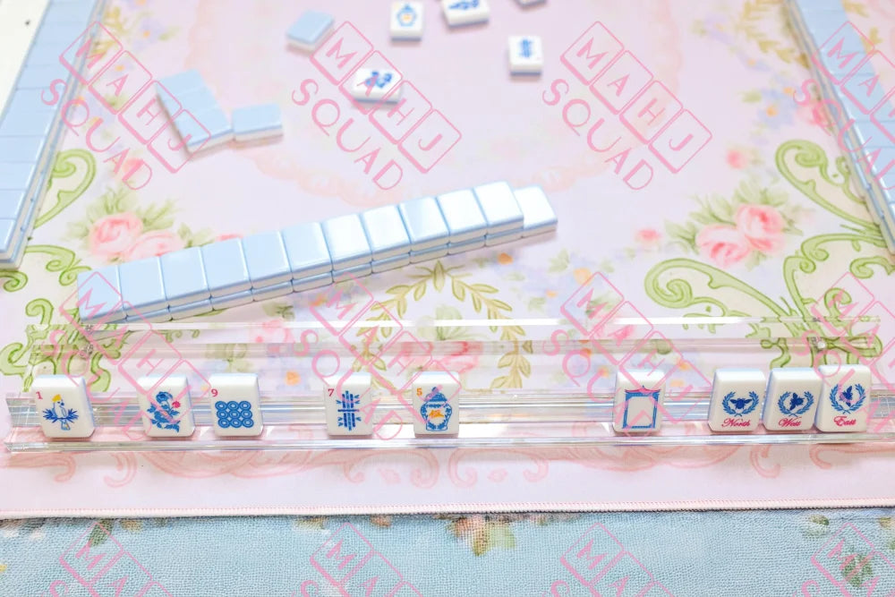 Vintage Rose Mahjong Mat - Mahjong Mats