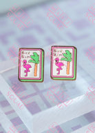 Bird Bam Mahjong earrings - Stud Earrings