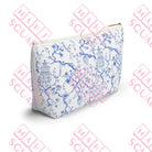 Blue and White Chinoiserie Mahjong tile bag - Pouches & Coin Purses