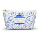 Blue and White Chinoiserie Mahjong tile bag - Pouches & Coin Purses