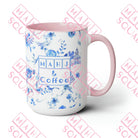 Blue Chinoiserie Mahjong Coffee Mug - Mugs