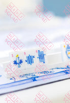 Blue Chinoiserie Mahjong Tiles - Mahjong