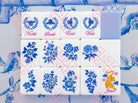 Blue Chinoiserie Mahjong Tiles - Mahjong