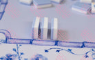 Blue Chinoiserie Mahjong Tiles - Mahjong
