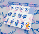 Blue Chinoiserie Mahjong Tiles - Mahjong
