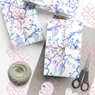 Chinoiserie blue and white wrapping paper - Gift Wrapping