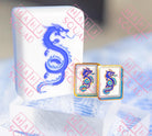 Dragon Mahjong earrings - Stud Earrings
