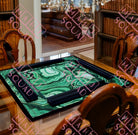 Green Malachite Mahjong Mat - Mahjong Mats