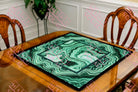 Green Malachite Mahjong Mat - Mahjong Mats