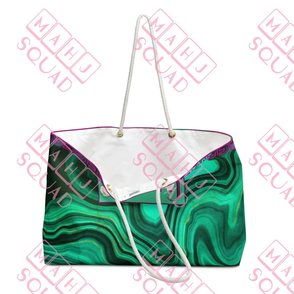 Green Malachite Mahjong Tote - Totes