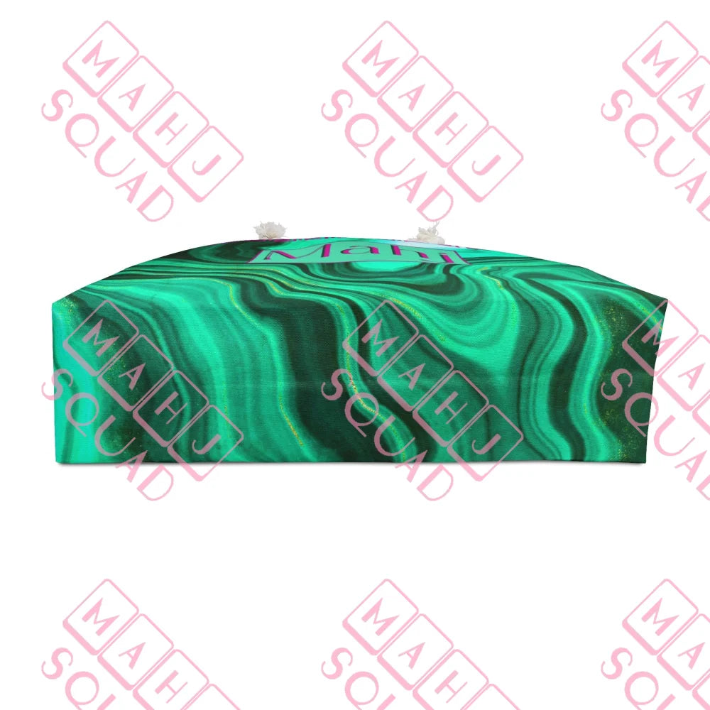 Green Malachite Mahjong Tote - Totes