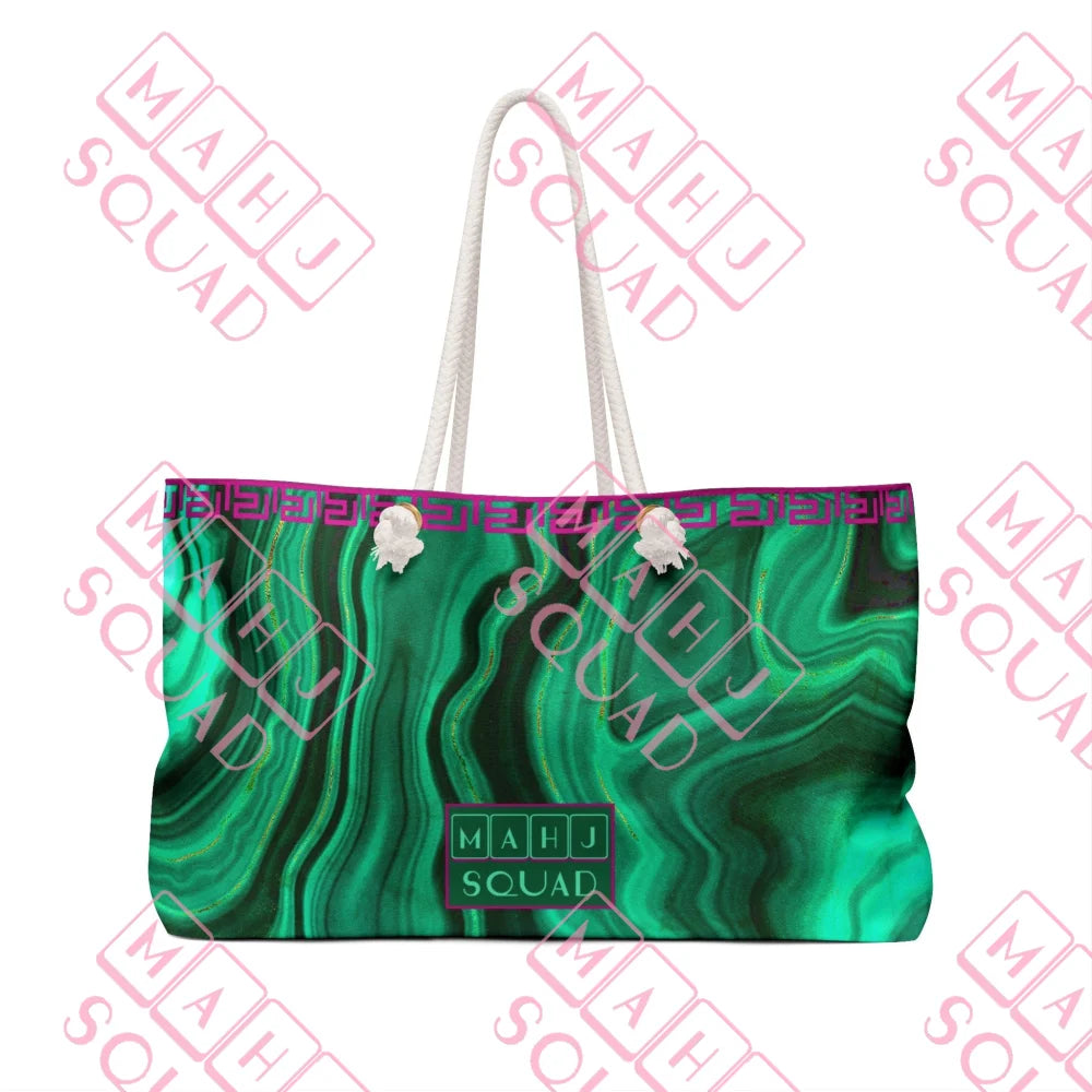 Green Malachite Mahjong Tote - Totes