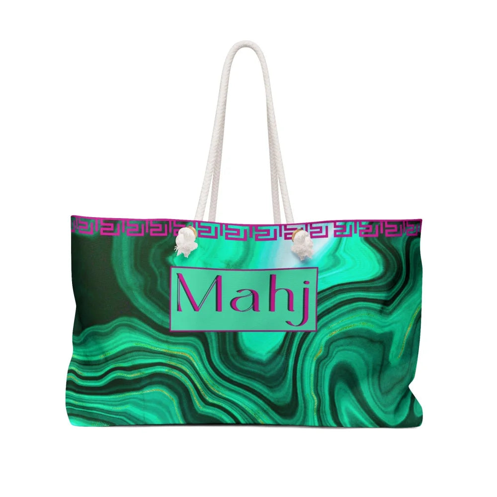 Green Malachite Mahjong Tote - Totes