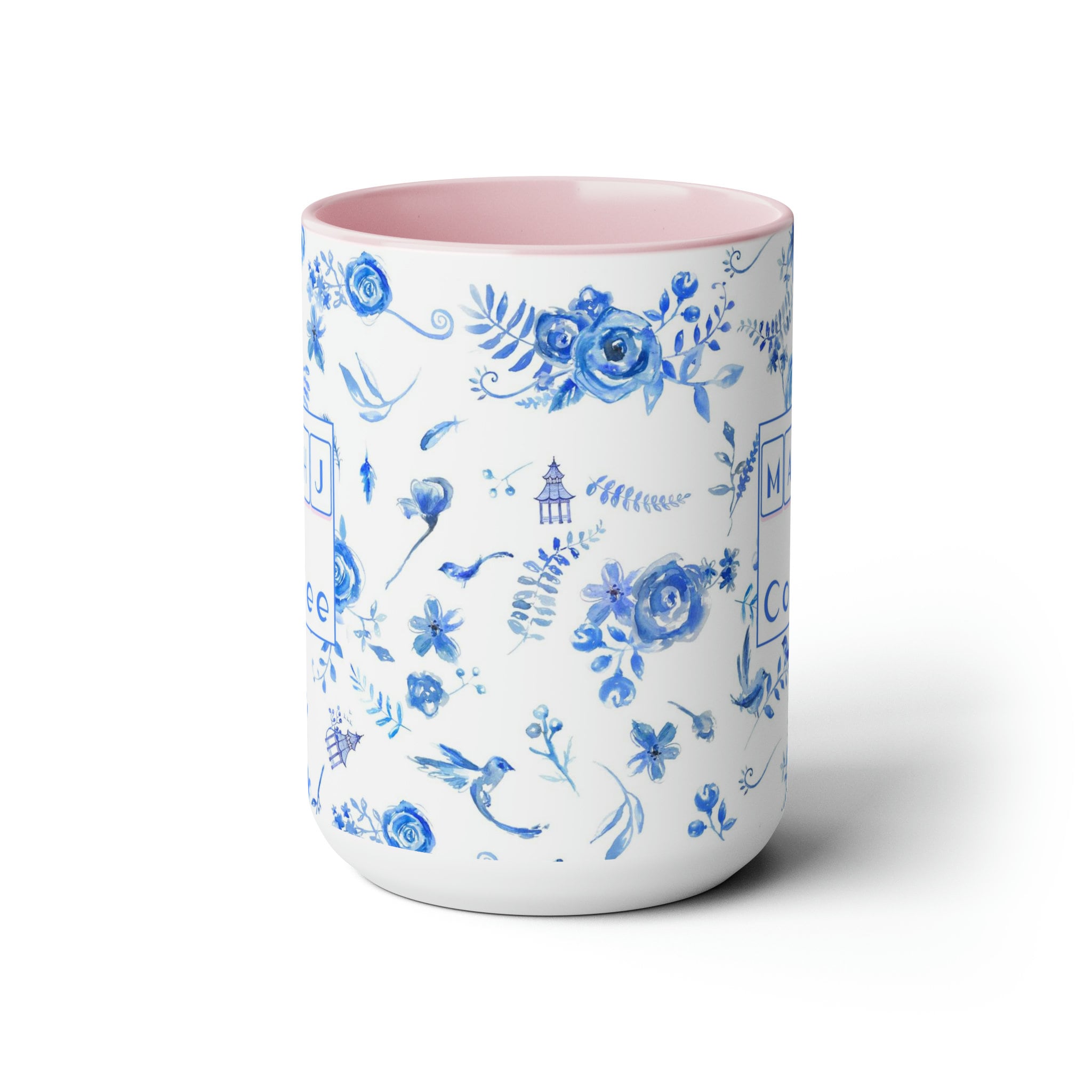 Blue Chinoiserie Mahjong Coffee Mug – Mahj Squad