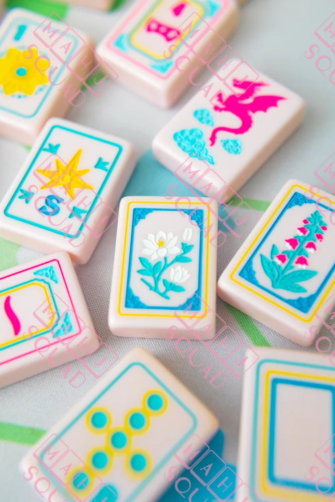 Just Peachy Tile Set - Mahjong