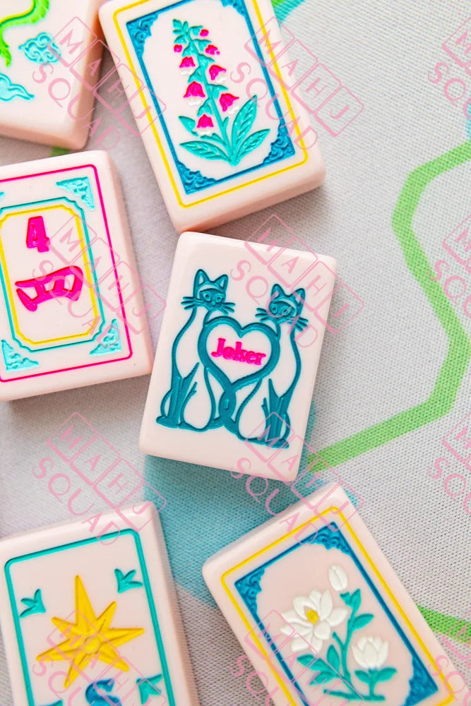 Just Peachy Tile Set - Mahjong