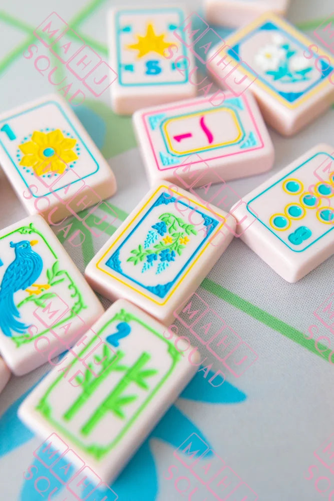 Just Peachy Tile Set - Mahjong