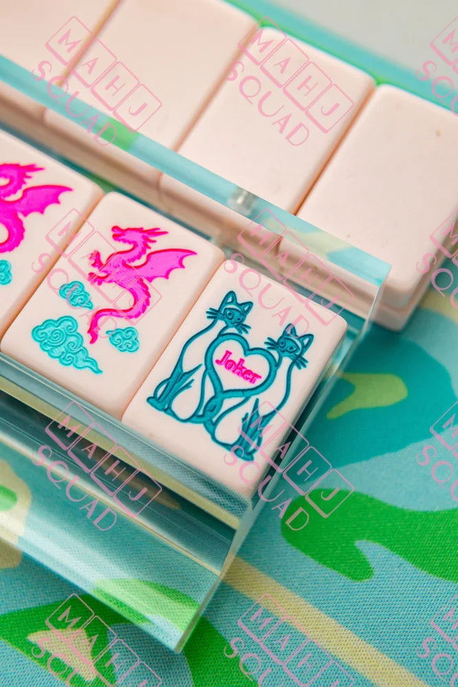 Just Peachy Tile Set - Mahjong