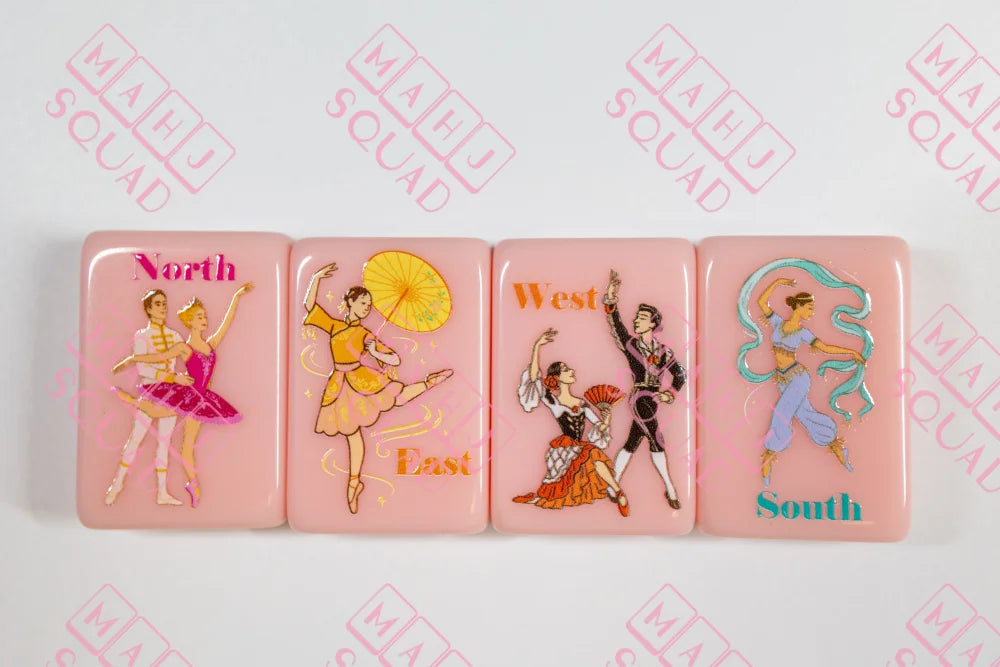 Nutcracker Ballet Mahjong Tile Set with tile bag - PREORDER - Mahjong