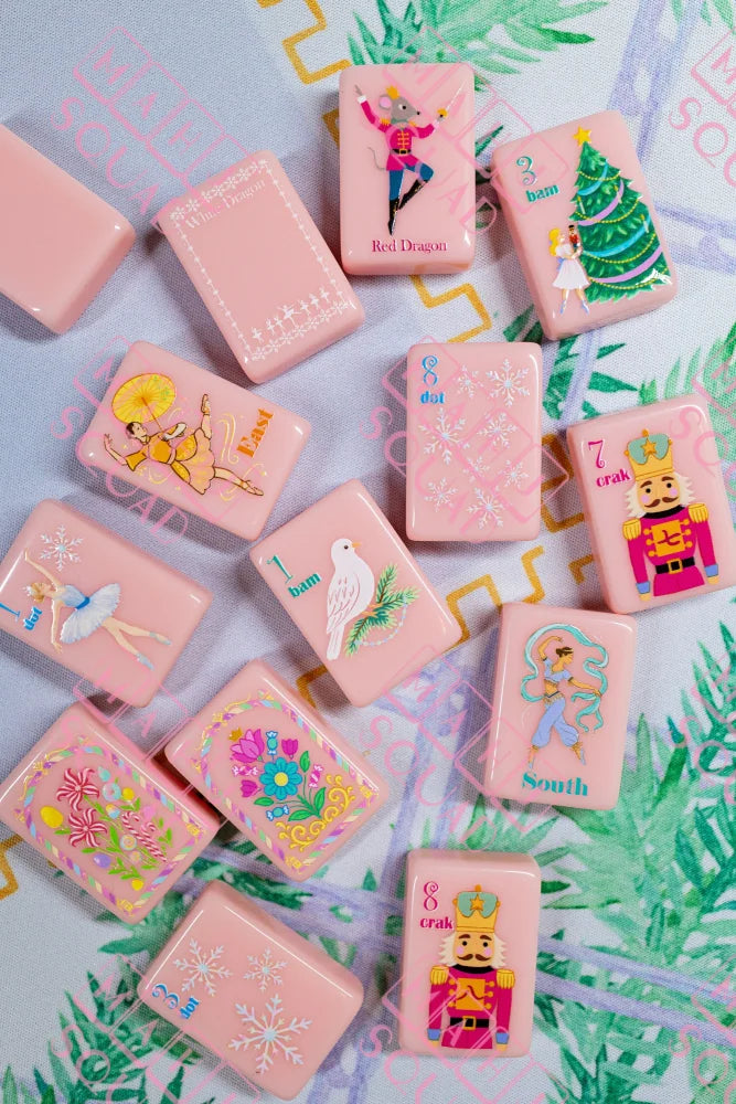 Nutcracker Ballet Mahjong Tile Set with tile bag - PREORDER - Mahjong