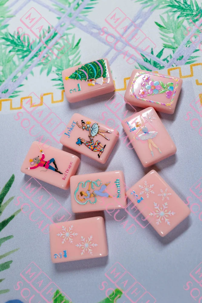 Nutcracker Ballet Mahjong Tile Set with tile bag - PREORDER - Mahjong