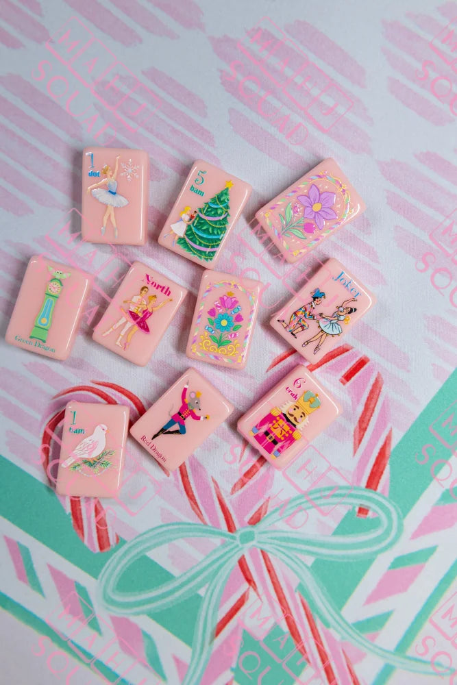 Nutcracker Ballet Mahjong Tile Set with tile bag - PREORDER - Mahjong
