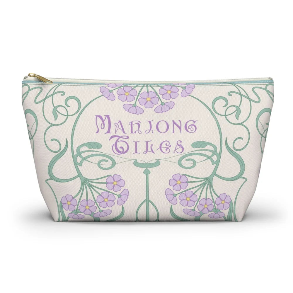 Parisian Floral Mahjong tile bag - Pouches & Coin Purses