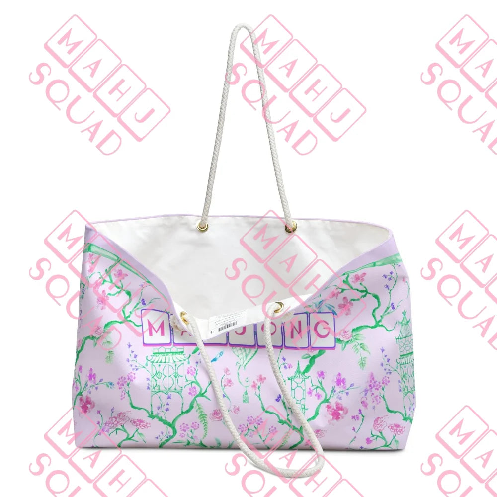 Pastel Chinoiserie Mahjong tote - Totes