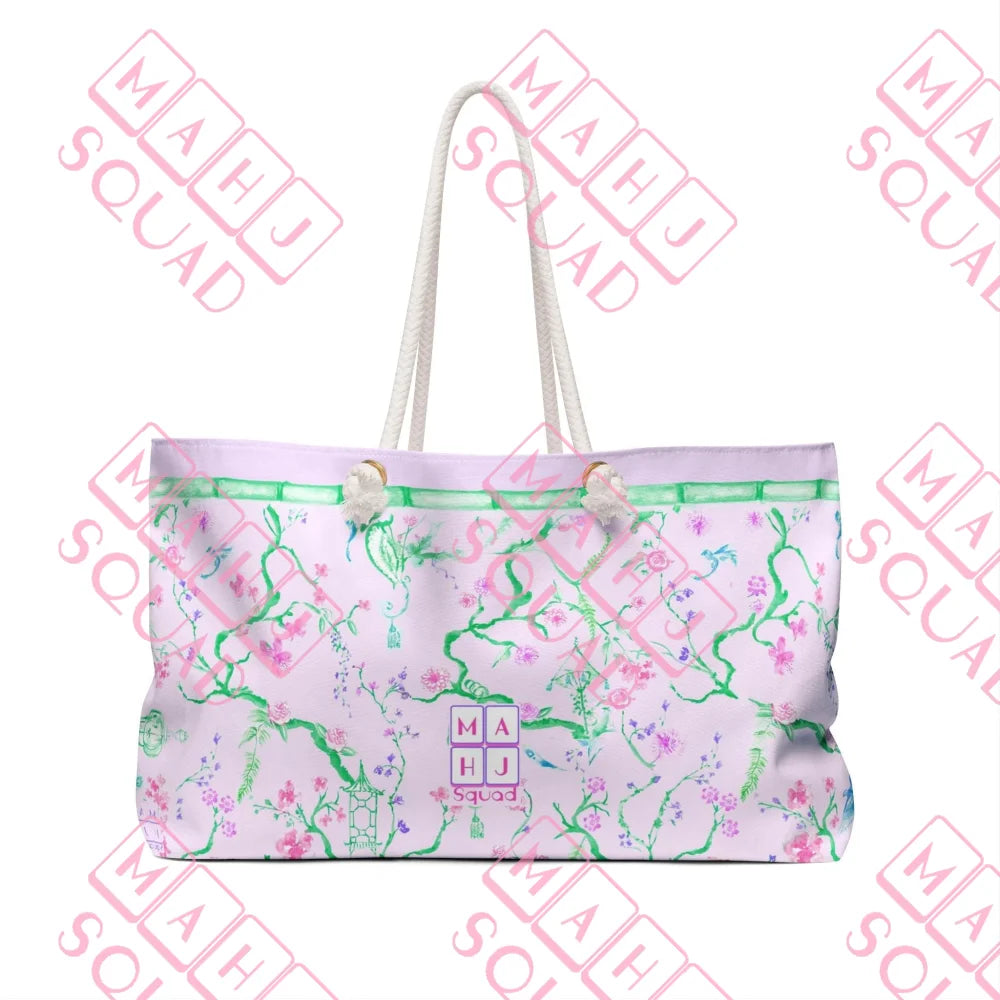 Pastel Chinoiserie Mahjong tote - Totes