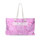 Pink Chinoiserie Mahjong tote - Totes