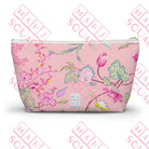 Pink Floral Chinoiserie Mahjong Tile bag - Pouches & Coin Purses