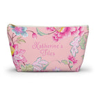 Pink Floral Chinoiserie Mahjong Tile bag - Pouches & Coin Purses