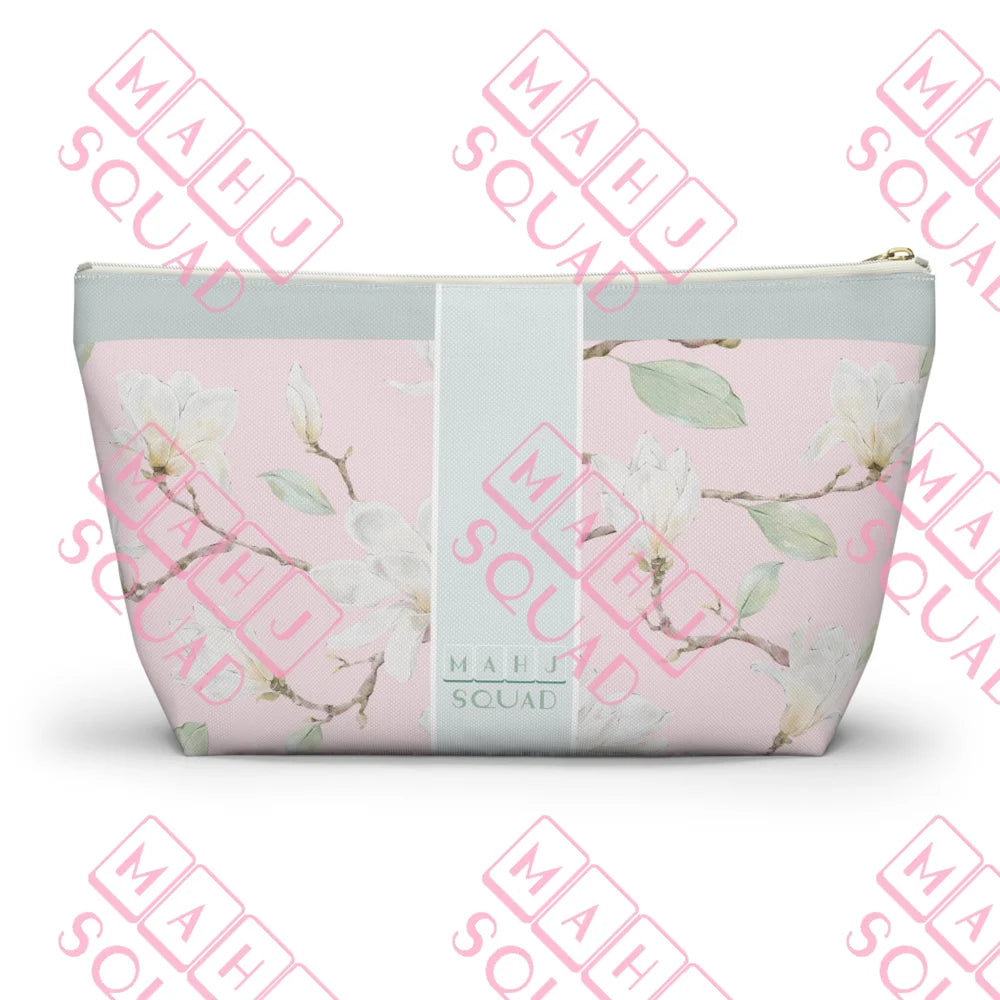 Pink Magnolia Mahjong tile bag - Pouches & Coin Purses