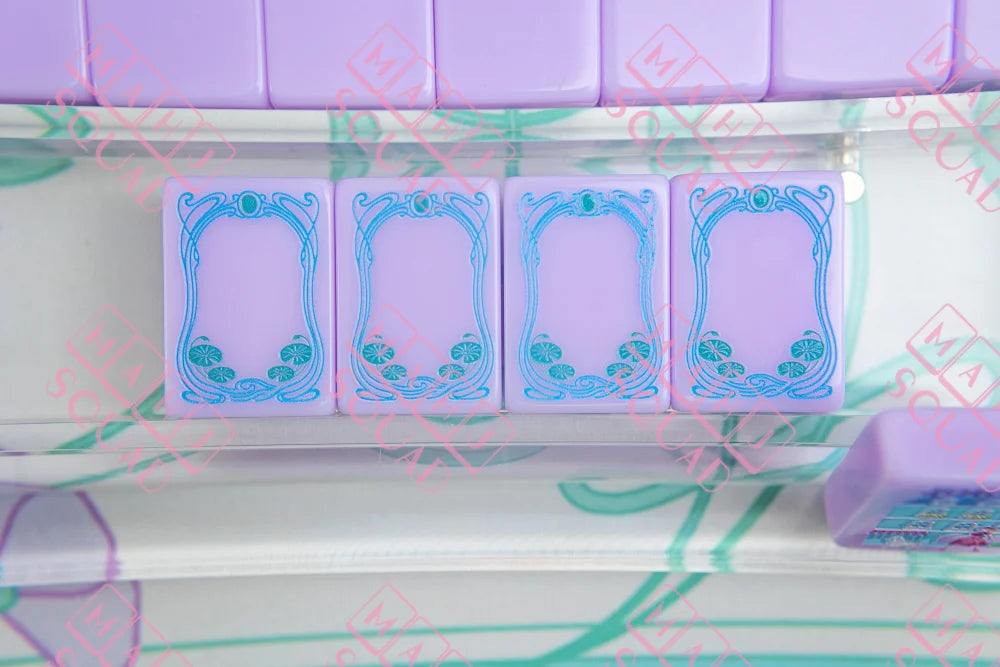 Transparent Lucite Acrylic Racks- 19 inch-set of 4 - Mahjong Racks