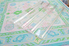 Transparent Lucite Acrylic Racks- 19 inch-set of 4 - Mahjong Racks