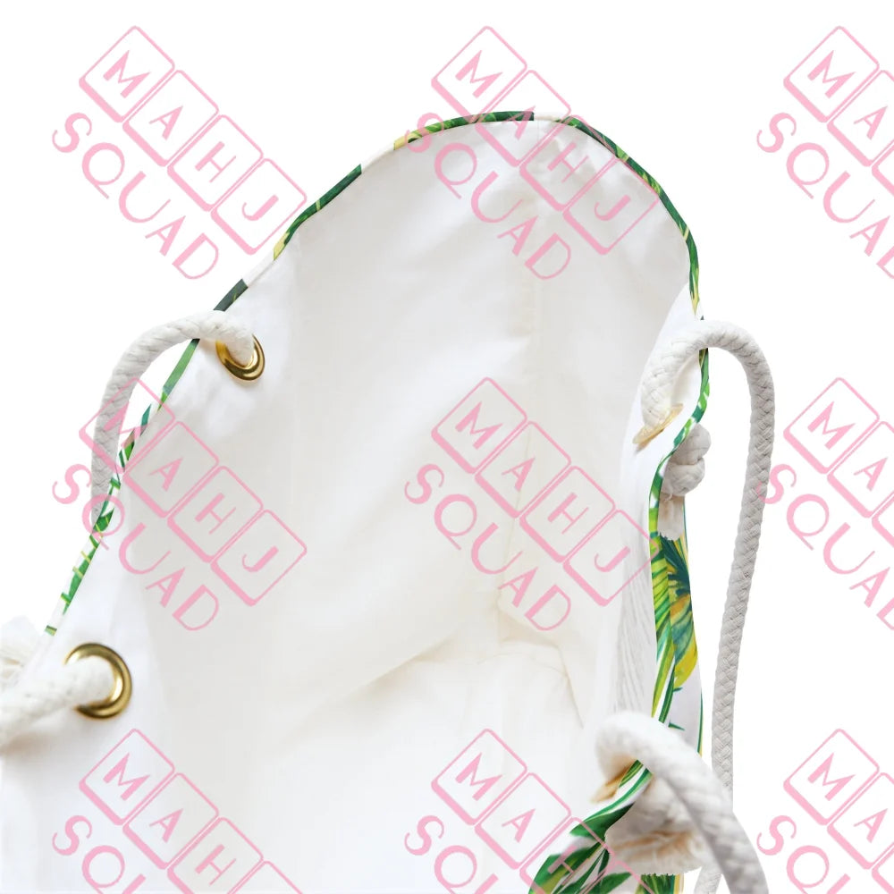 Tropical Palm Mahjong Tote - Totes