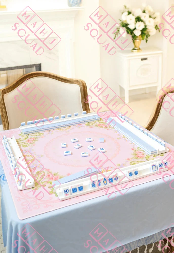 Vintage Rose Mahjong Mat - Mahjong Mats