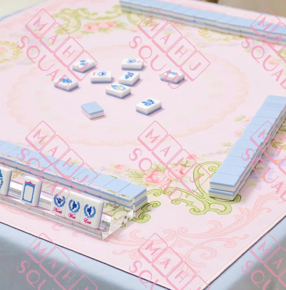 Vintage Rose Mahjong Mat - Mahjong Mats
