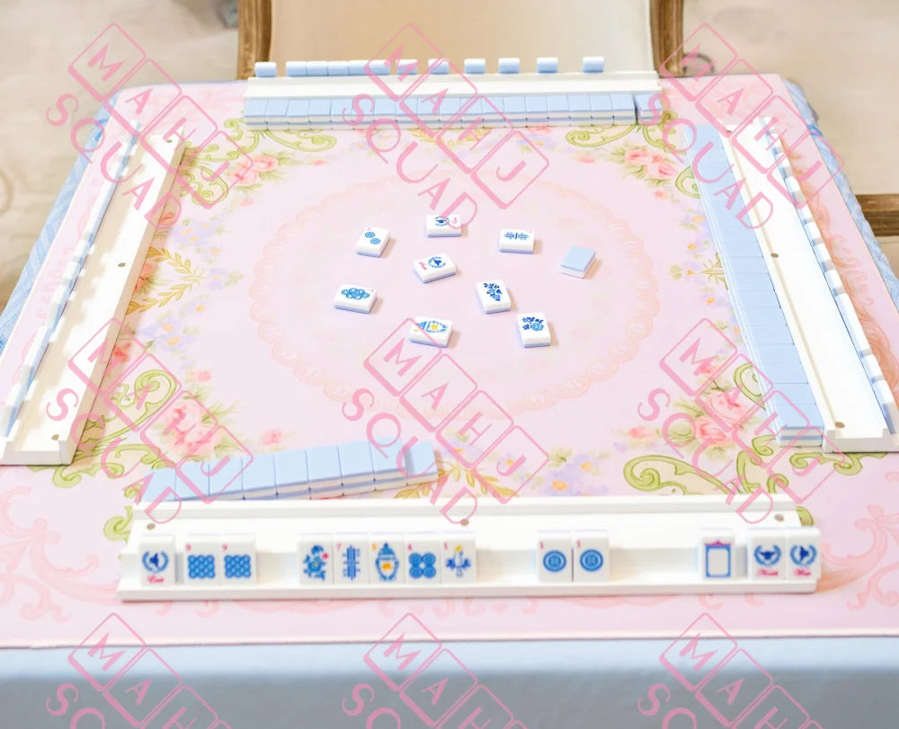 Vintage Rose Mahjong Mat - Mahjong Mats