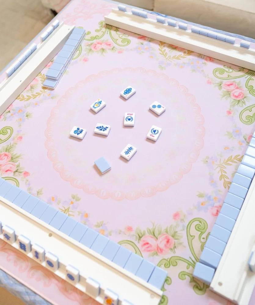 Vintage Rose Mahjong Mat - Mahjong Mats