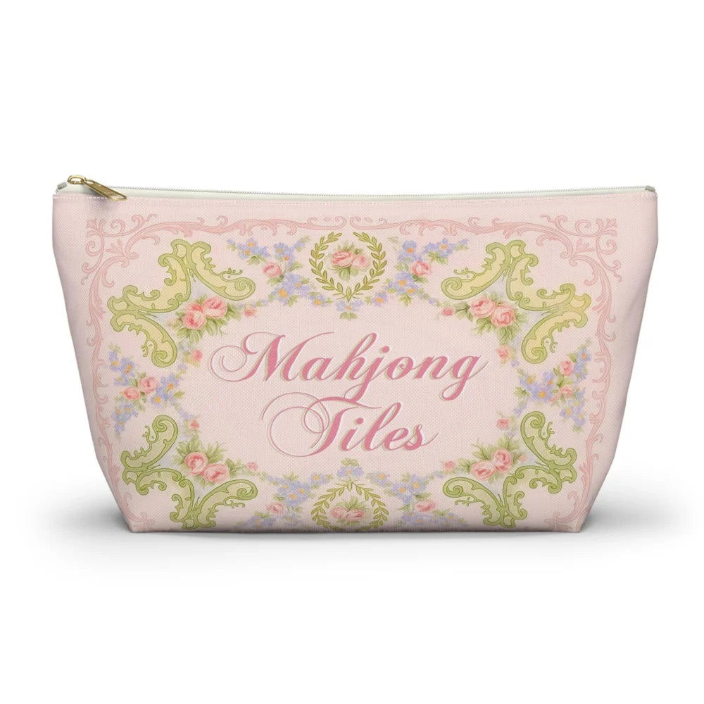 Vintage Rose Mahjong Tile bag - Pouches & Coin Purses